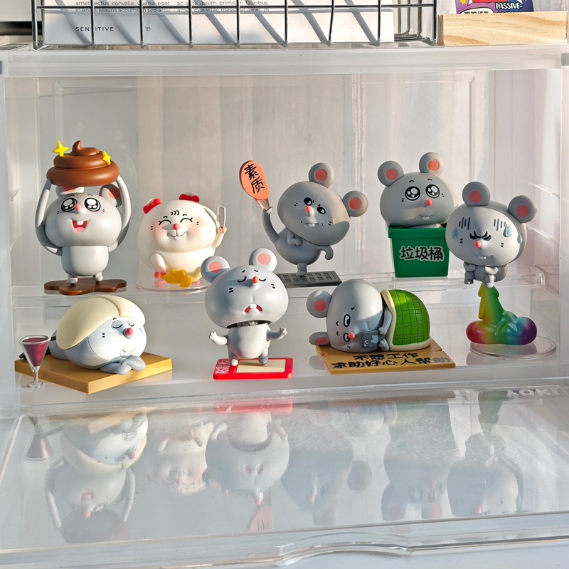 Official 52Toys Meiji and the Rat Good Mood Series Trendy Blind Box Office Abstract Figurine Official 52Toys Meiji and the Rat Good Mood Series Trendy Blind Box Office Abstract Figurine