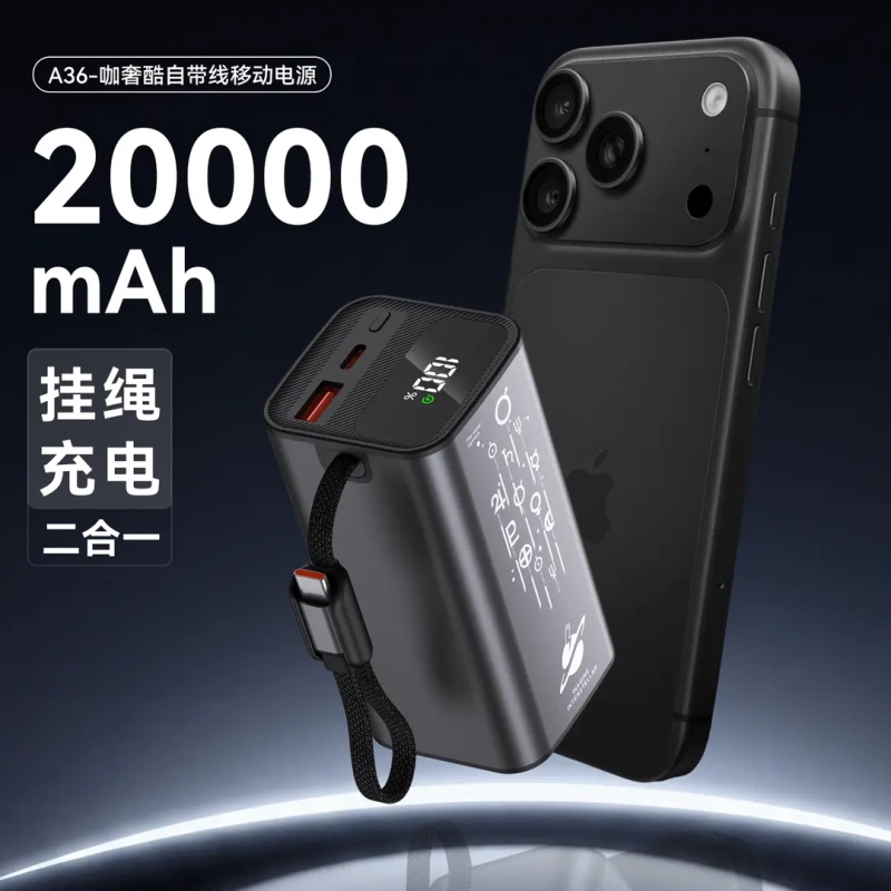 Kaseku Luxury Power Bank 2026 Model L8Max Full Protocol Outdoor Fast Charging Large Capacity Mobile Power Supply Kaseku Luxury Power Bank 2026 Model L8Max Full Protocol Outdoor Fast Charging Large Capacity Mobile Power Supply