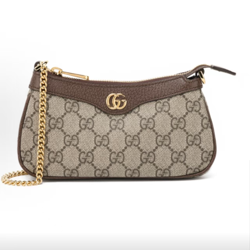 Gucci Luxury Brand 99% New Ophidia Mini Mahjong Bag Underarm Shoulder Bag for Women Wz