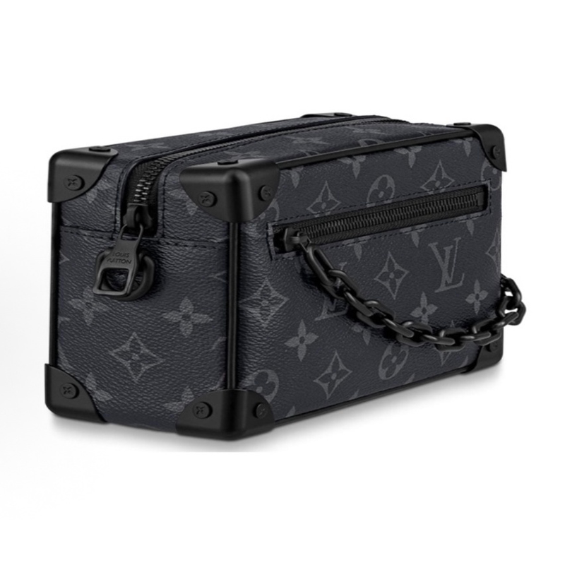 Lv Louis Vuitton High-End Luxury Brand 99% New Classic Monogram Black Warrior Soft Box Crossbody Bag for Women Wz Lv Louis Vuitton High-End Luxury Brand 99% New Classic Monogram Black Warrior Soft Box Crossbody Bag for Women Wz