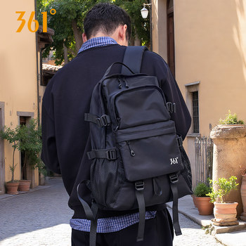 361 Trendy Brand Backpack for Men and Women, Outdoor Commuting Large-Capacity School Bag, College Student Travel Hiking Backpack, Laptop Bag