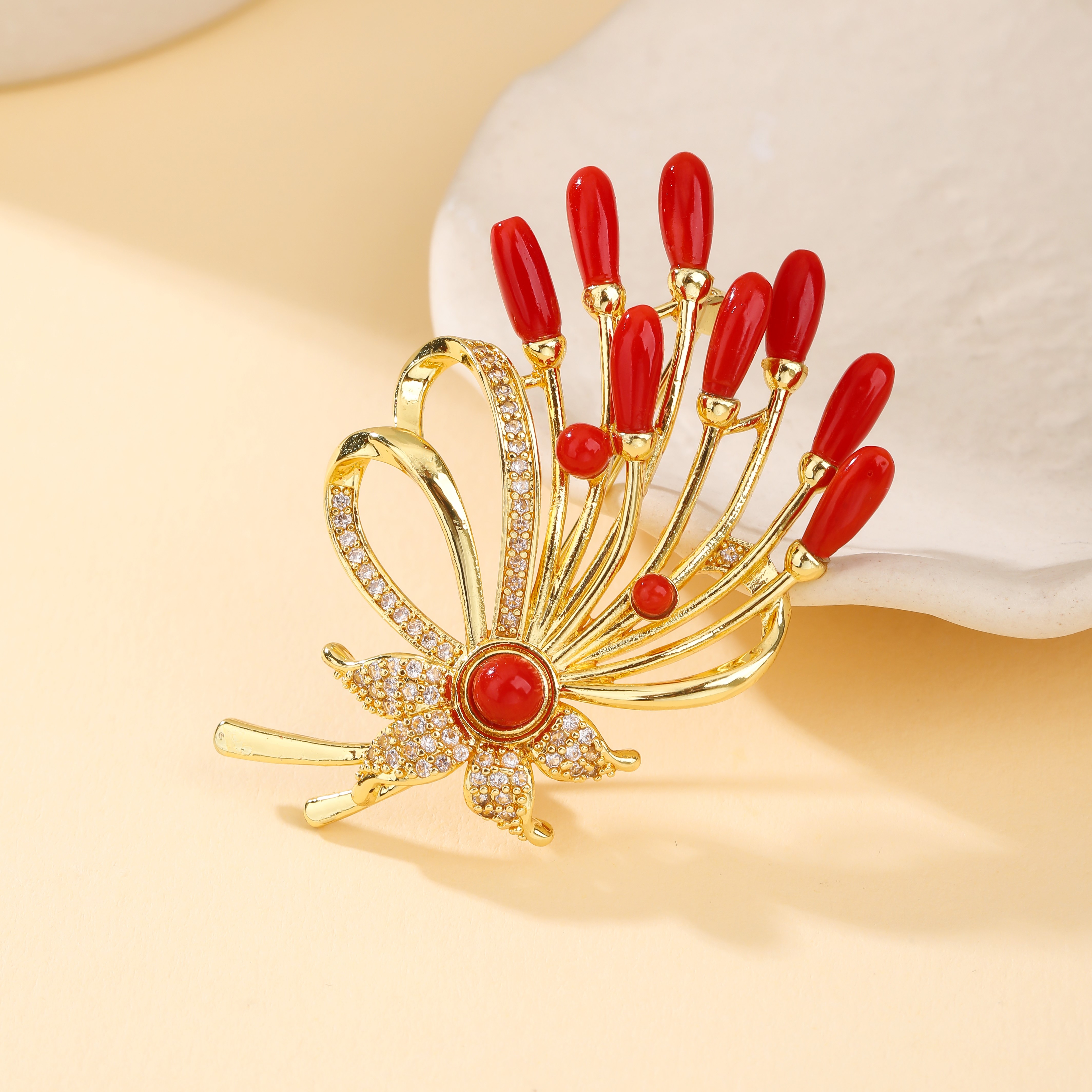 【流】中国美術 赤桃枝珊瑚置物 CN702 Fine Asian, Australian \u0026 European Arts \u0026 Design - AU0789