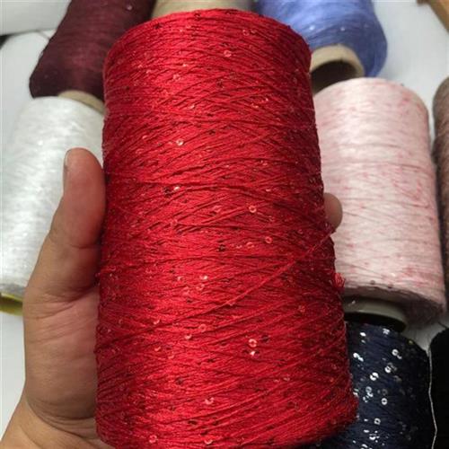 Factory Direct Sales of Ice Silk Sequin Yarn, Glitter Sequin Yarn, Medium-Thin Yarn for Knitting, Crochet Sequin Yarn Factory Direct Sales of Ice Silk Sequin Yarn, Glitter Sequin Yarn, Medium-Thin Yarn for Knitting, Crochet Sequin Yarn