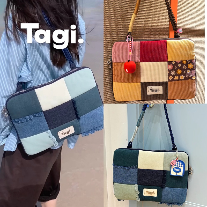 Tagi. Imagine a Denim Tassel Patchwork Woven Handbag for Daily Commuting, Single-Shoulder, Drop-Proof Laptop Bag Tagi. Imagine a Denim Tassel Patchwork Woven Handbag for Daily Commuting, Single-Shoulder, Drop-Proof Laptop Bag