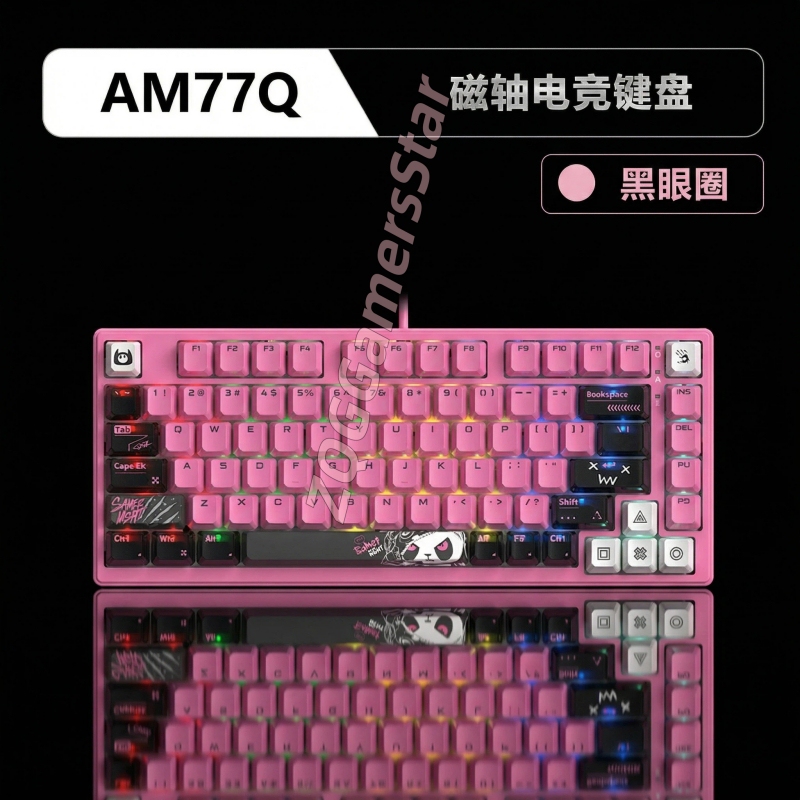Shuangfeiyan Bloody Ghost Am77Q Magnetic Switch Gaming Keyboard Fearless Contract At77Q Optical Switch Variable Speed Shuangfeiyan Bloody Ghost Am77Q Magnetic Switch Gaming Keyboard Fearless Contract At77Q Optical Switch Variable Speed