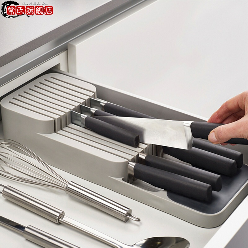 Kitchen Drawer Organizer Divider Cabinet Built-In Compartment Spoon Chopsticks Cutlery Knife and Fork Storage Rack Bowl and Chopsticks Storage Box