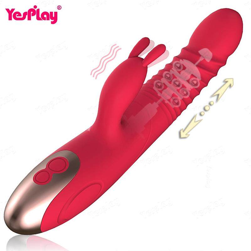 解锁新欢愉体验🔥 | Rabbit Vibrator Telescopic Vibration Built-in Ball Rotation ...