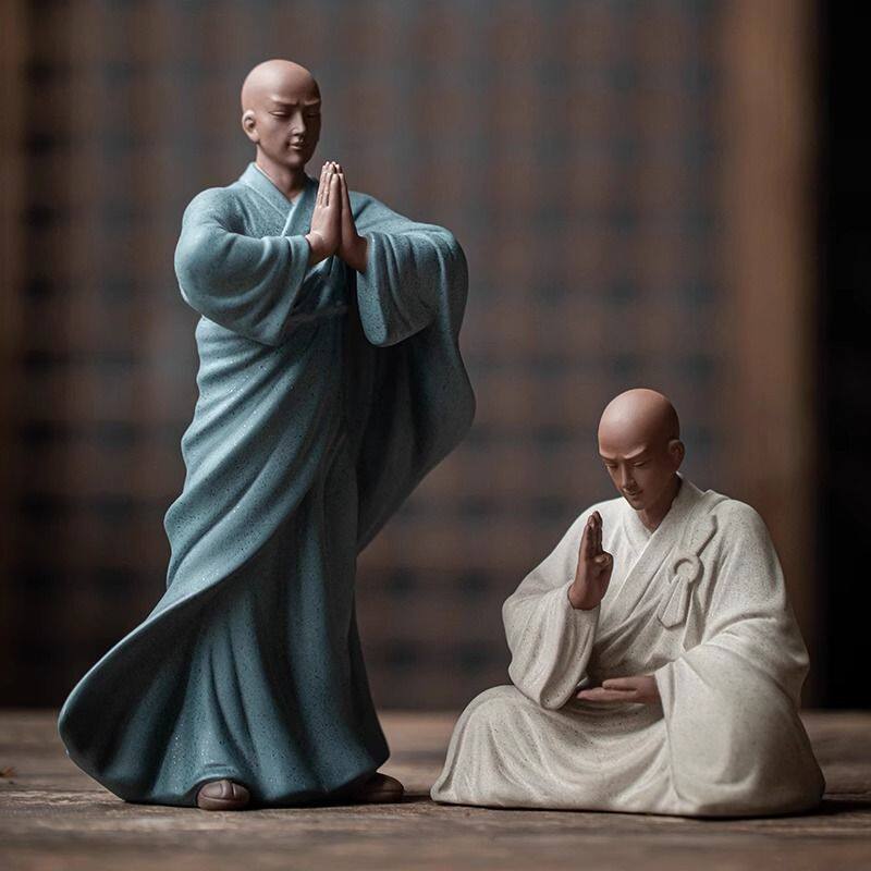 海産物をモチーフにした装飾品、刺身の飾り、置物、新中国禅スタイルの樹脂製人気小僧置物