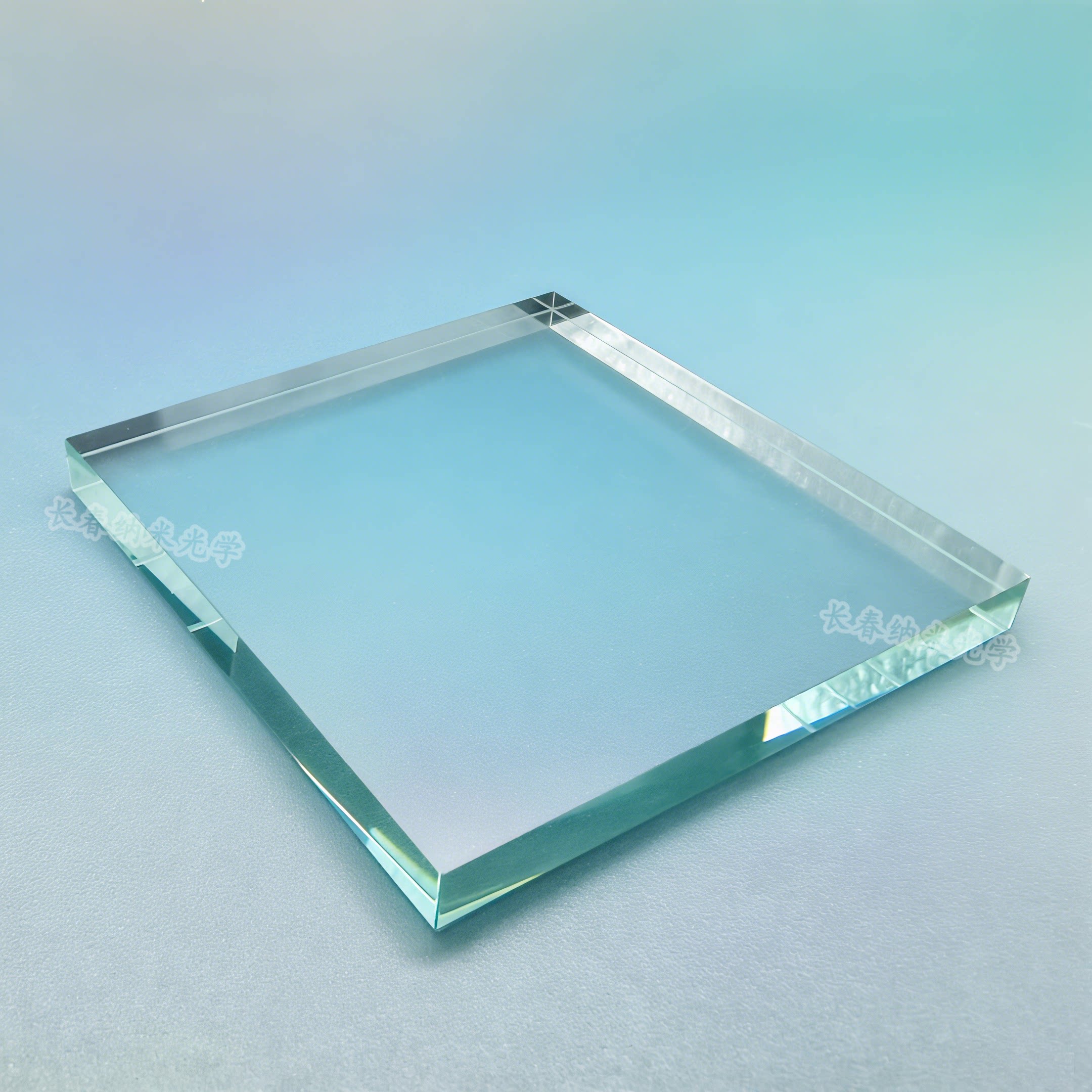 导光块59x61x6mm浮法玻璃导光柱光学玻璃用于实验美容仪