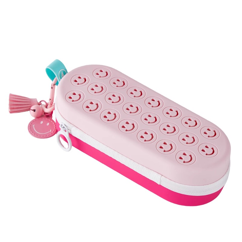 Korean Ciellemarin Ximalin Smiley Face Swimming Goggles Case, Silicone Material, Breathable, Great Swimming Accessory