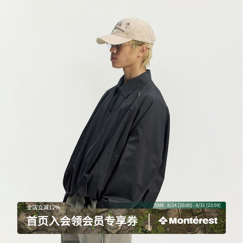 Monterest Outdoor C6 Water-Repellent Upf50+ Sun Protection Turn-Down Collar Balloon Hem Jacket Monterest Outdoor C6 Water-Repellent Upf50+ Sun Protection Turn-Down Collar Balloon Hem Jacket