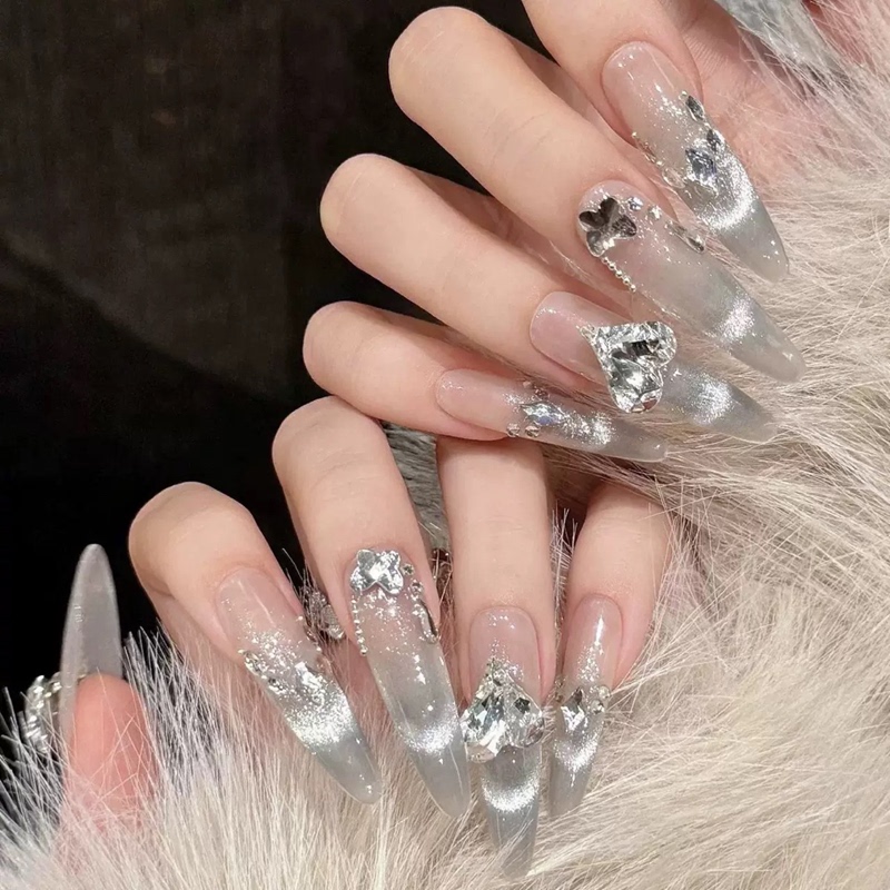Nail Art Wearable Nails 2026 New Model for Kids 8 Years Old, Children 10 Years Old, 13 Years Old, Reusable 7-Year-Old Fingernail Patches
