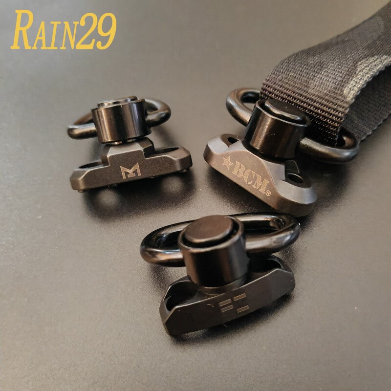 Outdoor High-Quality M/Bcm/Pharaoh Pattern Steel Buckle Strap Qd Quick-Release Attachment Point Toy Mlok Hole Decorative Accessory
