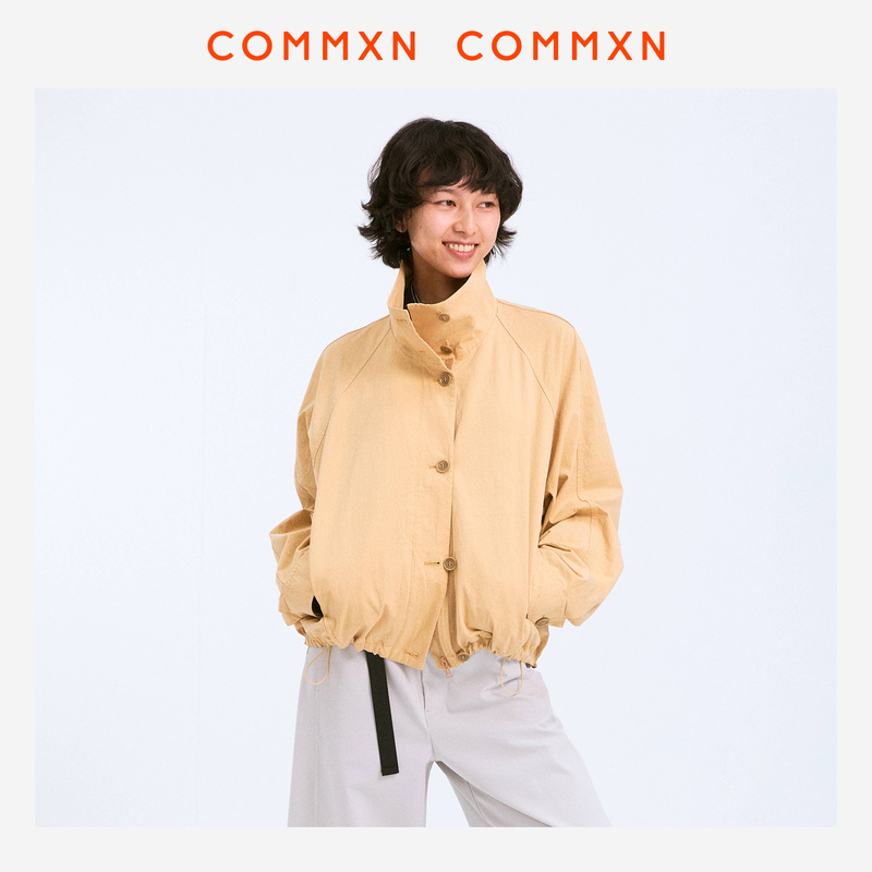 Commxn·Daily Relaxed Jacket 26 Autumn New Women's Washed Vintage Commuting Versatile Cotton Jacket Commxn·Daily Relaxed Jacket 26 Autumn New Women's Washed Vintage Commuting Versatile Cotton Jacket