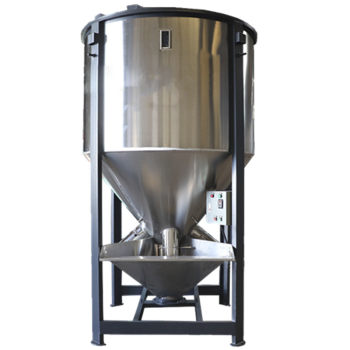 Plastic mixer drying and heating pellet mixing bucket seasoning dry powder k ingredients bucket stainless steel vertical mixer