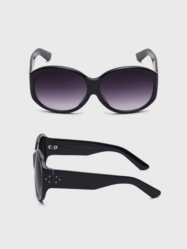 Onusnemo Retro Large-Frame Gradient Sunglasses Lightweight Sunglasses