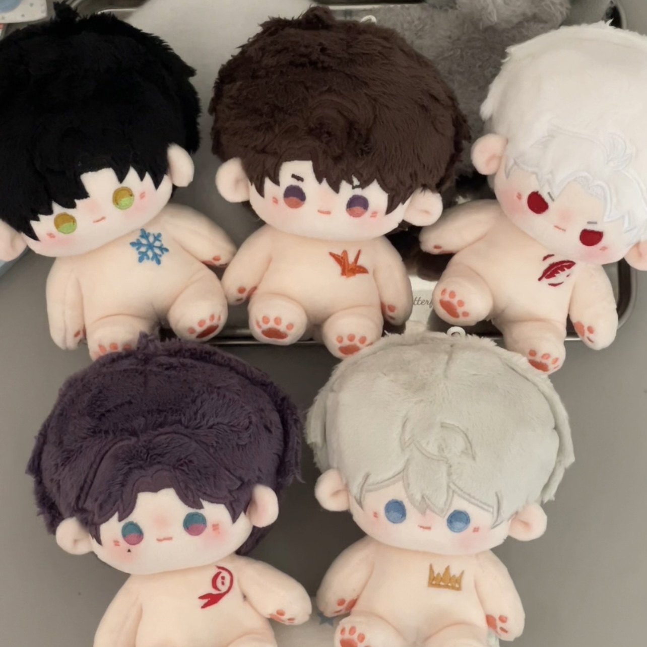 Love and Deepspace Fan-Made 3.94 in Bead-Eye Plush Dolls