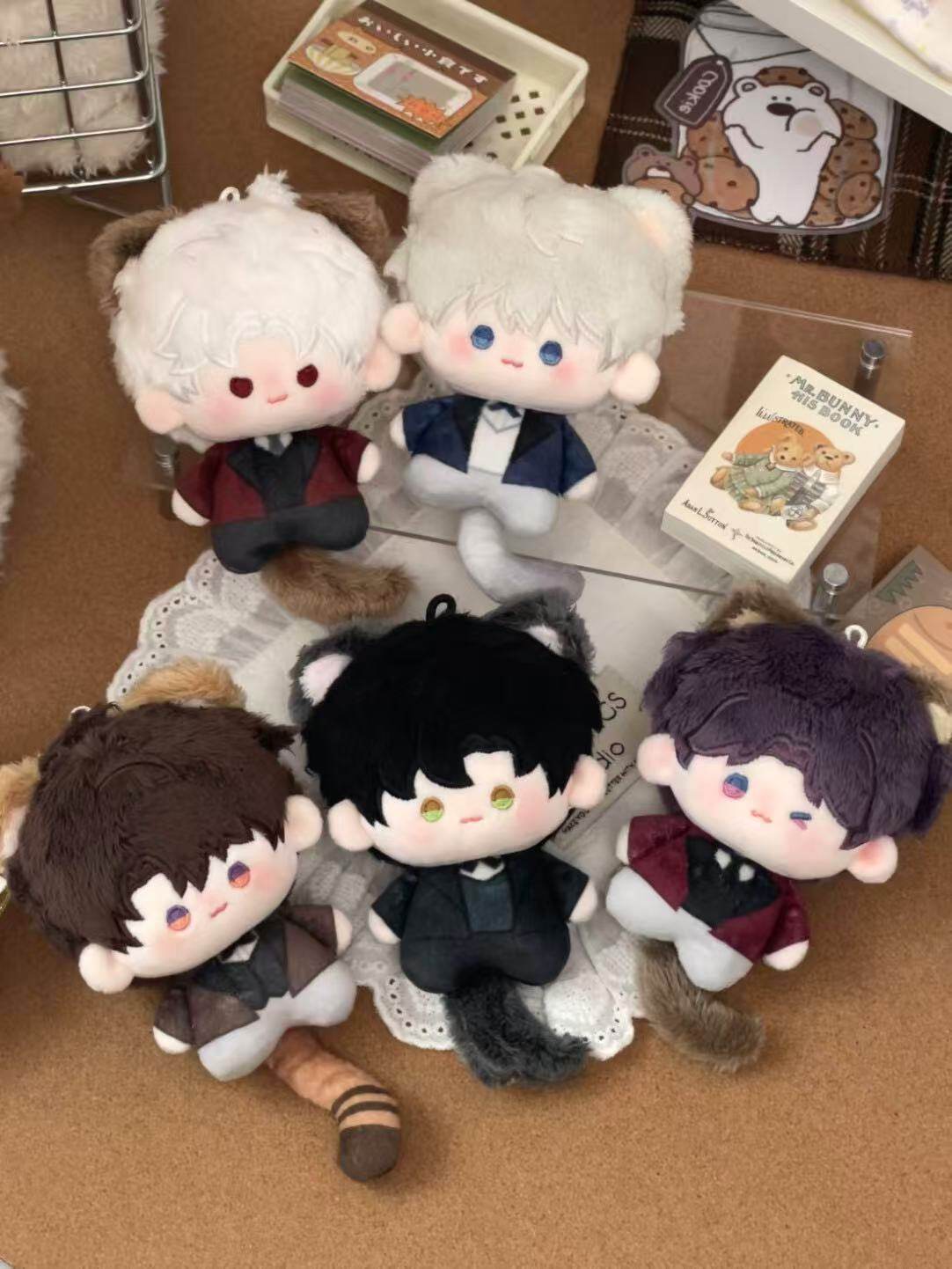 Love and Deepspace Fan-Made 3.15 in Cat Card Plush Dolls