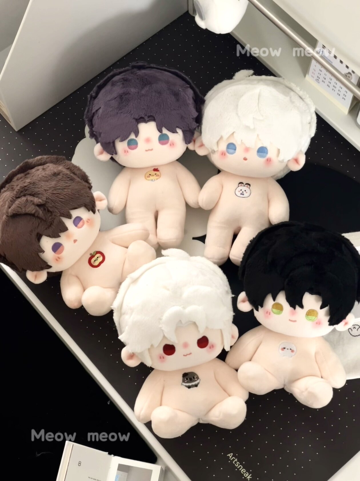 Love and Deepspace Fan-Made 7.87 in Skeleton Plush Dolls