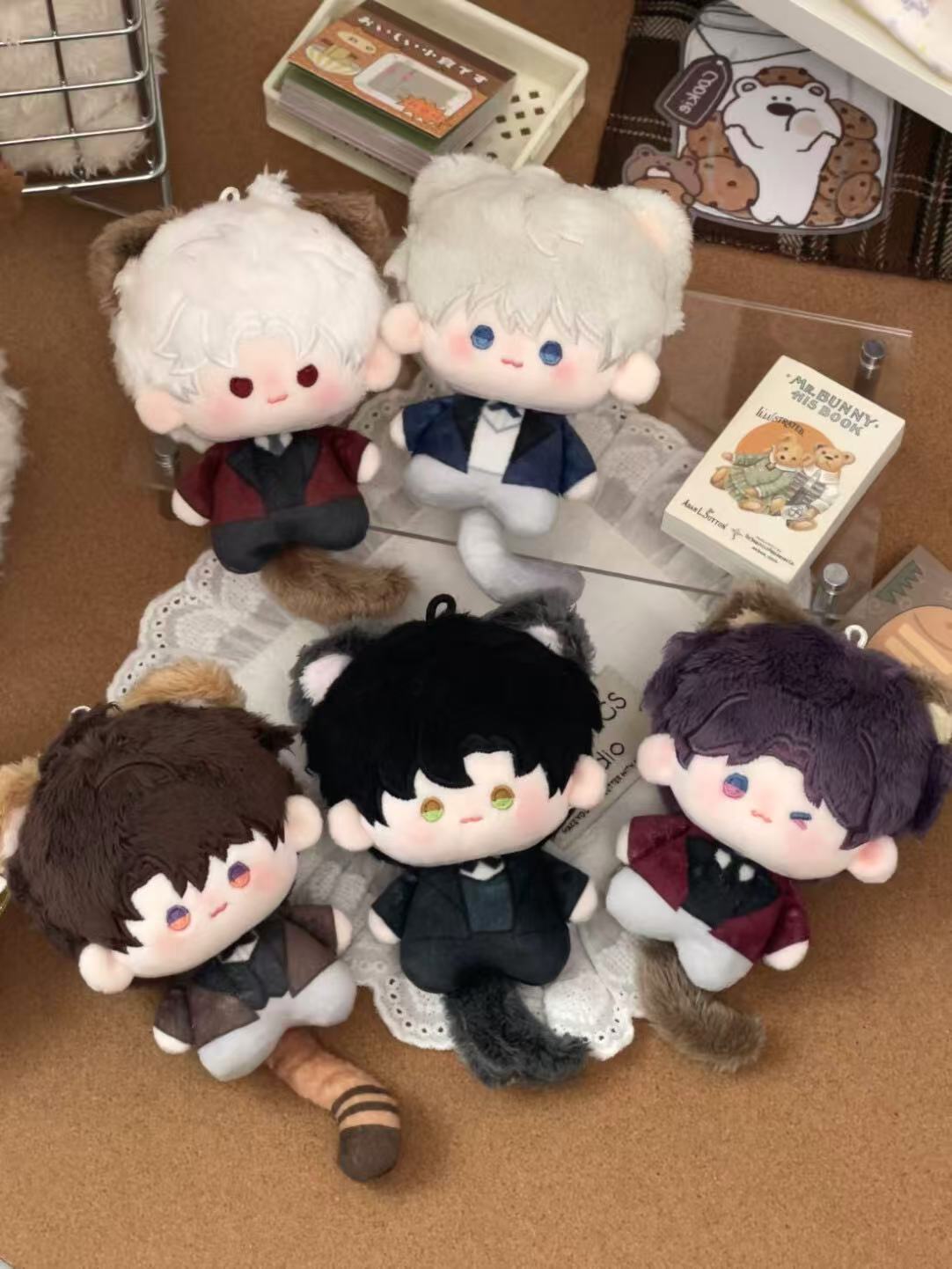 Love and Deepspace Fan-Made 3.15 in Cat Card Plush Dolls