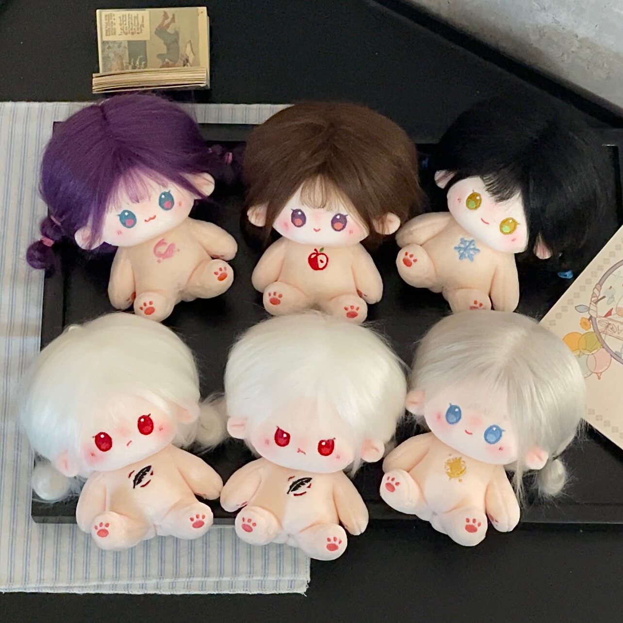 Love and Deepspace Fan-Made 3.94 in Tousled-Hair Plush Dolls