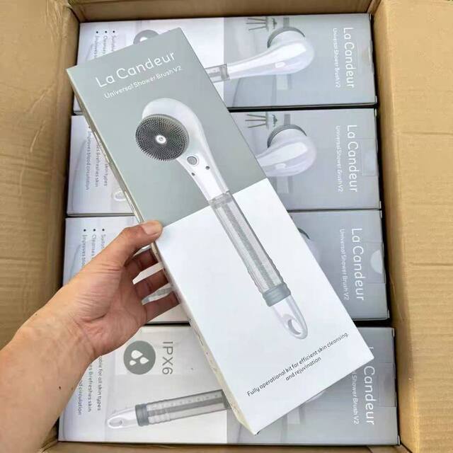 Back Scrubber That Doesn'T Require Anyone Else's Help, Four Brush Heads, Fully Washable, Ipx6 Waterproof Electric Bath Brush, Scrubbing Cleaning Brush, Shower Brush