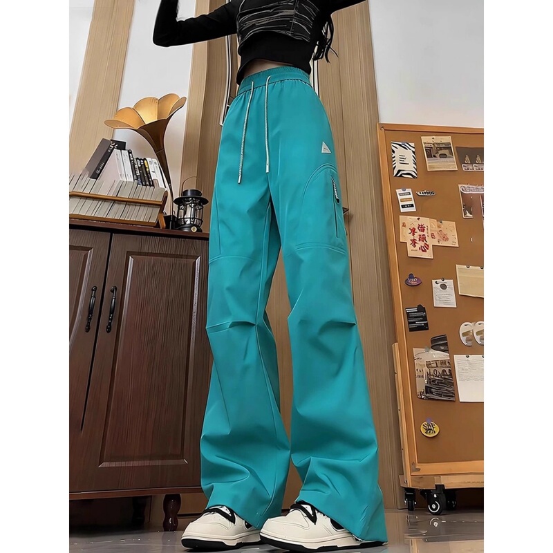 Korean Uamtor Bright-Colored Fleece-Lined Softshell Pants for Women, Autumn and Winter Thickened Windproof and Waterproof Sports Hiking Cargo Pants Korean Uamtor Bright-Colored Fleece-Lined Softshell Pants for Women, Autumn and Winter Thickened Windproof and Waterproof Sports Hiking Cargo Pants