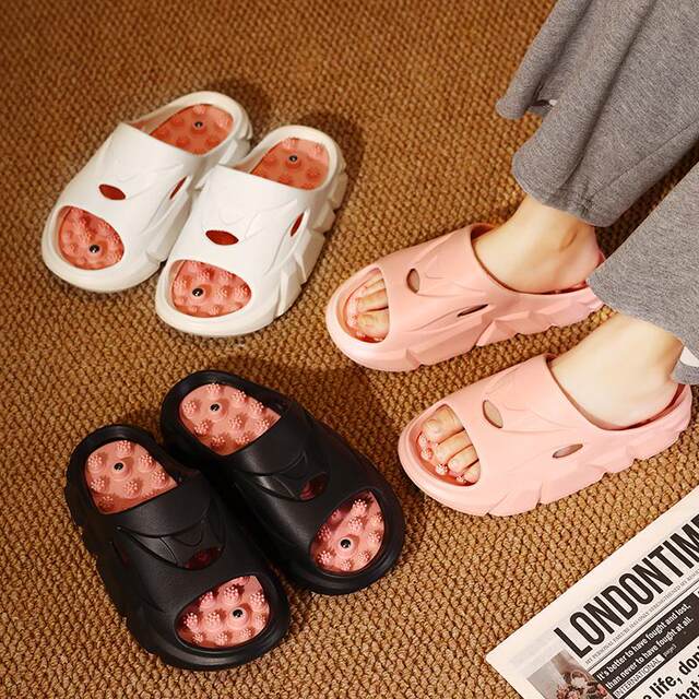Foot Acupoint Massage Slippers for Women, New Summer Model, Indoor Non-Slip Acupressure Foot Therapy Shoes, Outdoor Wear, Ultra-Comfortable Sandals