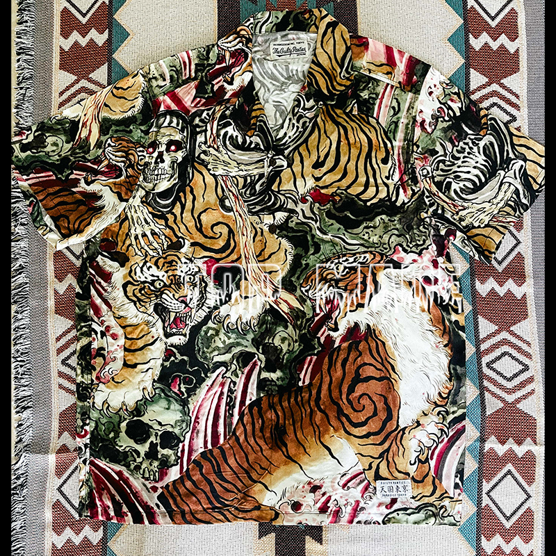 Top Wacko Mariaxtim Lehi Aloha Joint Death Tiger Hawaiian Shirt Tadpole Same Style Top Wacko Mariaxtim Lehi Aloha Joint Death Tiger Hawaiian Shirt Tadpole Same Style