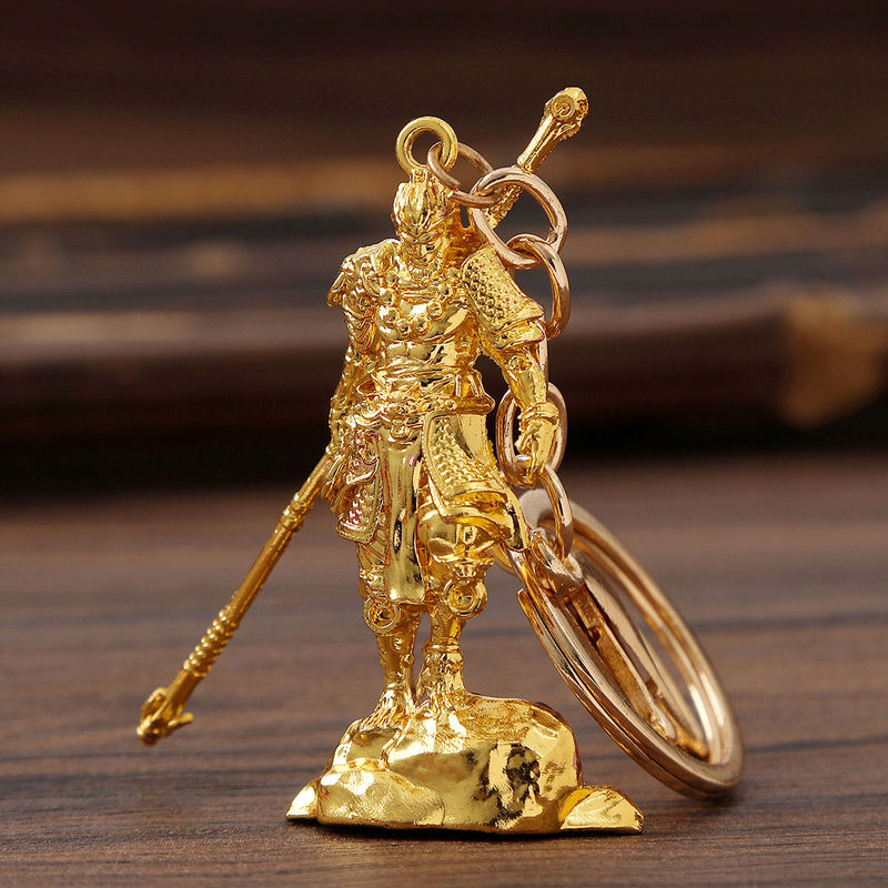 Black Myth: Wukong Merchandise, Monkey King Sun Wukong Keychain Pendant, Creative Car Keychain, Bag Decoration