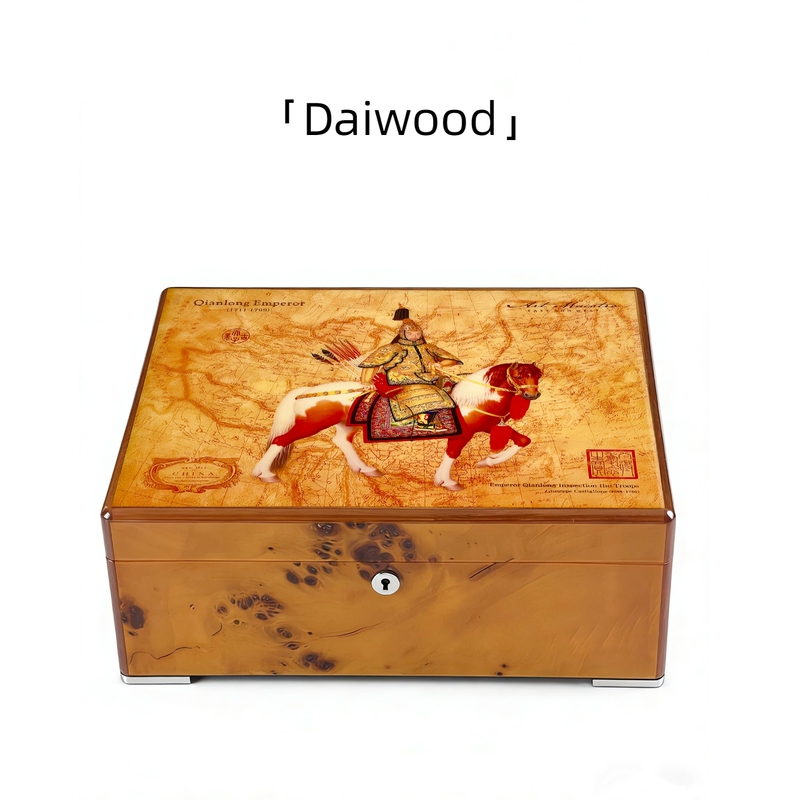 Daiwood Cigar Humidor Cedar Wood Cigar Box Large Capacity Moisturizing Box Cigar Portable Care Box