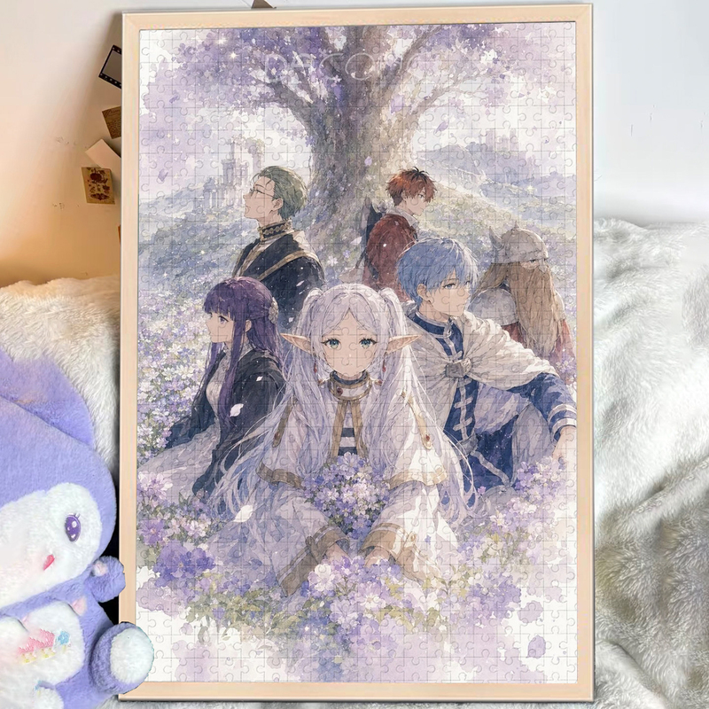 Frieren: Beyond Journey's End Wooden Puzzle Anime High-Quality Two-Dimensional Merchandise Adult Version Puzzle Toy with Photo Frame Frieren: Beyond Journey's End Wooden Puzzle Anime High-Quality Two-Dimensional Merchandise Adult Version Puzzle Toy with Photo Frame