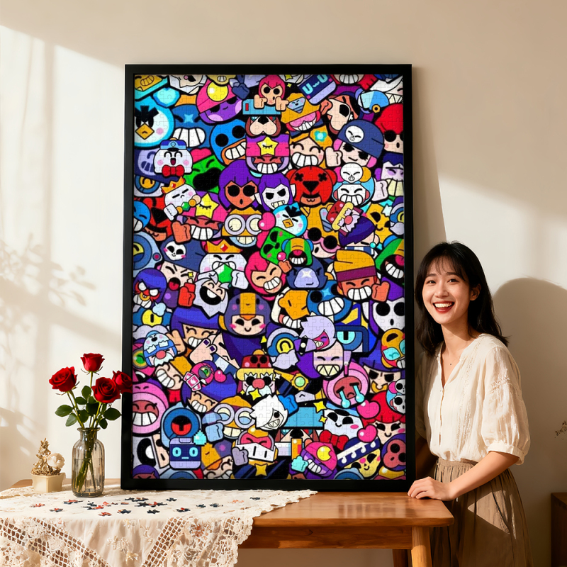 Wilderness Brawl Themed Puzzle with Frame, 1000 Pieces, Educational Toy for Children Aged 3 to 6 and Above, Birthday Gift, Wooden Wilderness Brawl Themed Puzzle with Frame, 1000 Pieces, Educational Toy for Children Aged 3 to 6 and Above, Birthday Gift, Wooden
