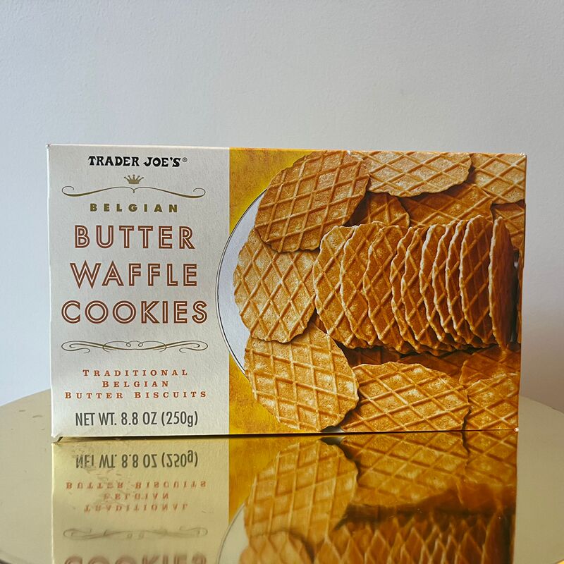 In Stock: Trader Joes Belgian Butter Waffle Cookies from the Usa, Healthy Snack, 250g