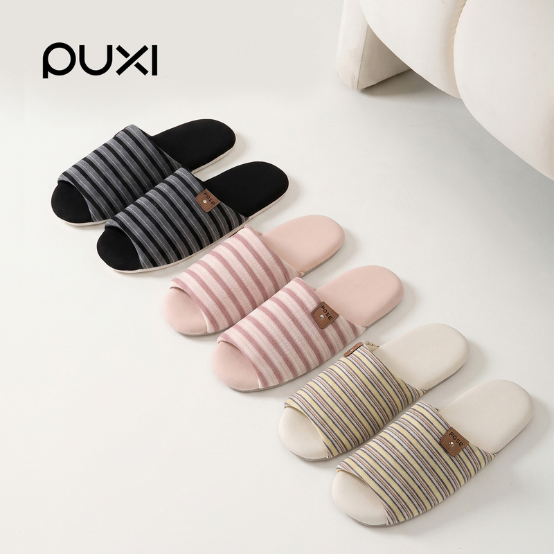 Puxi Lightweight Cotton Slippers for Women 2026 New Autumn and Winter Home Indoor Silent Anti-Odor Soft-Soled Comfortable Floor Slippers for Men Puxi Lightweight Cotton Slippers for Women 2026 New Autumn and Winter Home Indoor Silent Anti-Odor Soft-Soled Comfortable Floor Slippers for Men
