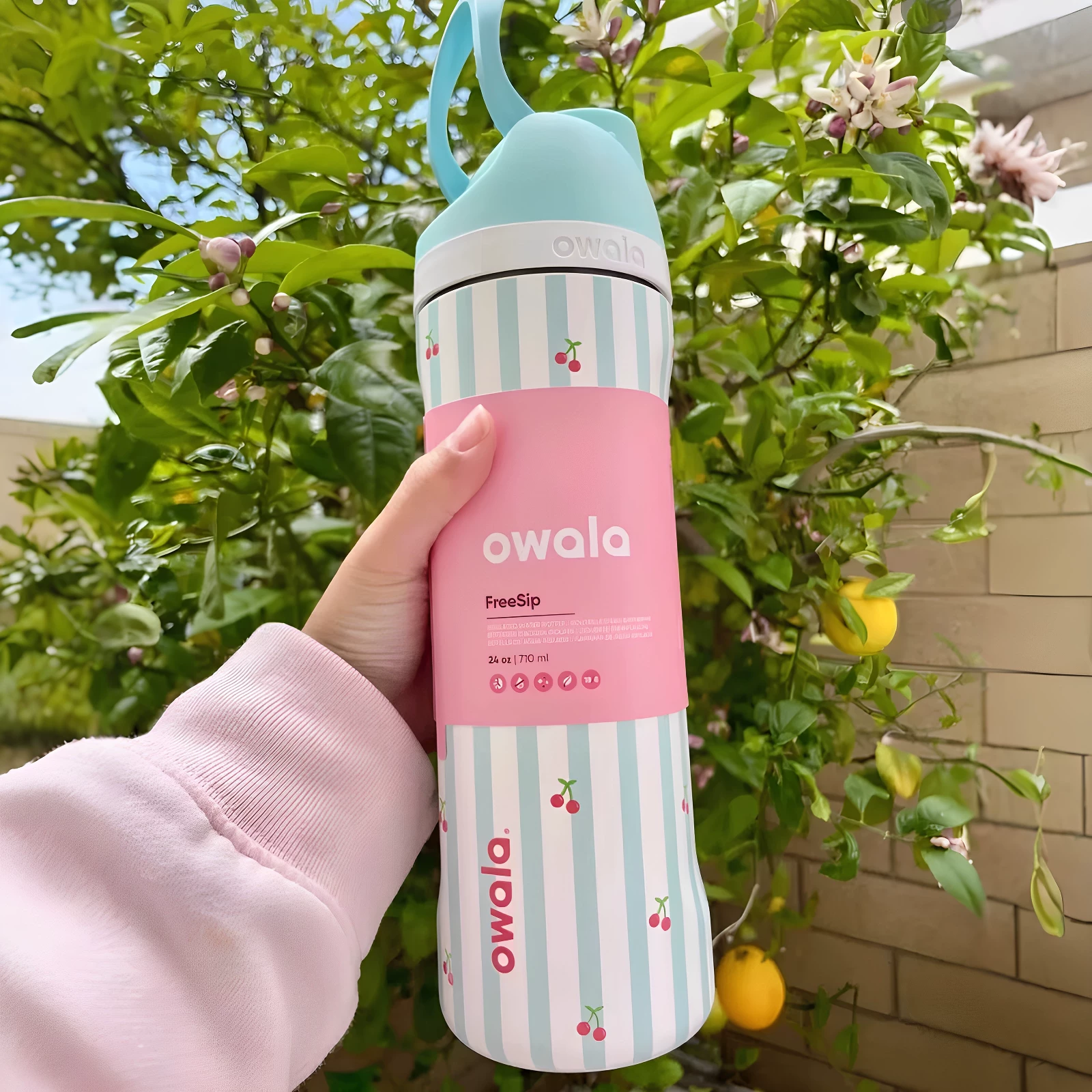 Термос Owala Kitty ограниченная серия FreeSip двойной напиток спортивная водяная чашка большой емкости трубка портативная чашка
