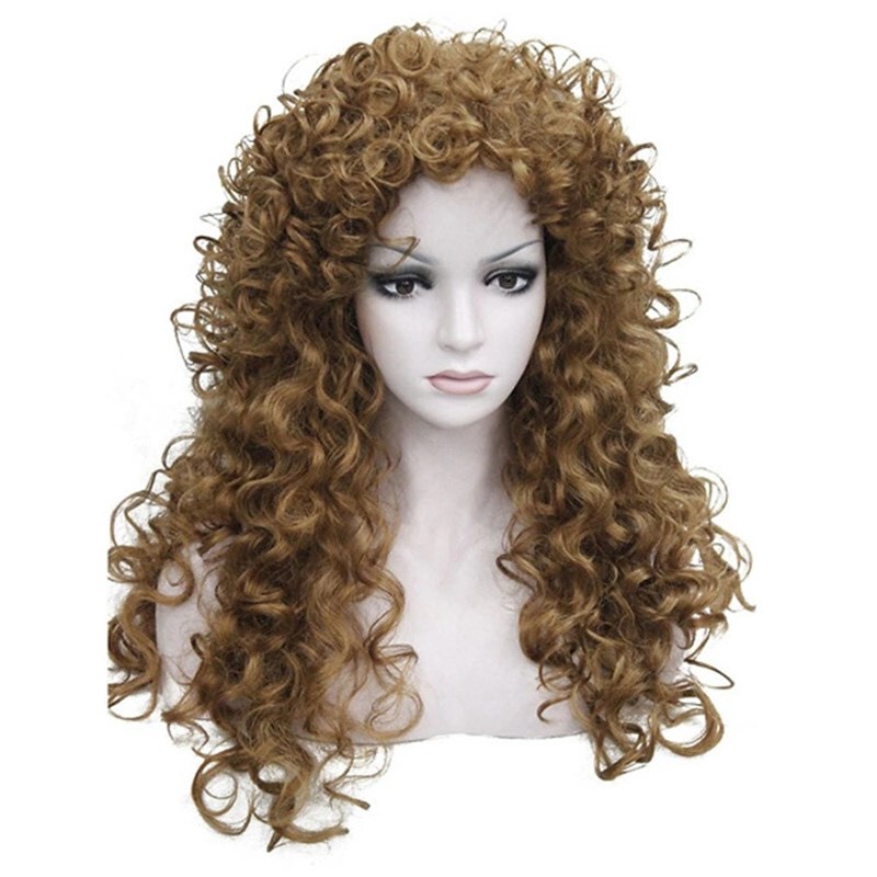 Cross-Border African Small Curly Wigs, European and American Style Long D Curly Wigs for Women, Synthetic Fiber Full Wigs Cross-Border African Small Curly Wigs, European and American Style Long D Curly Wigs for Women, Synthetic Fiber Full Wigs