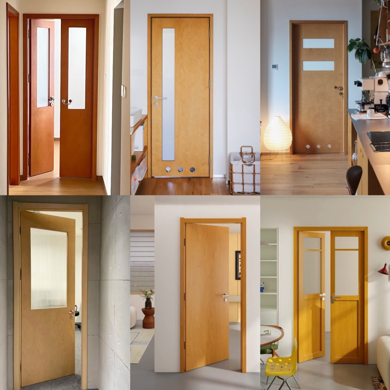 Alto-Style Birch Wood Marine Board Door, Bedroom Door, Room Door, Painted Door, Bathroom Moisture-Proof Glass Door, Interior Door Alto-Style Birch Wood Marine Board Door, Bedroom Door, Room Door, Painted Door, Bathroom Moisture-Proof Glass Door, Interior Door