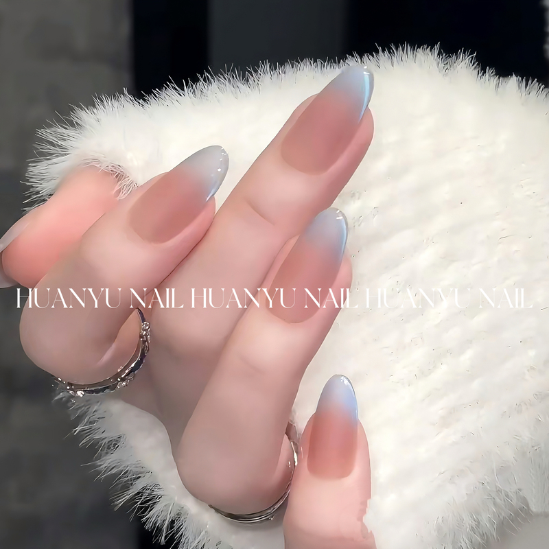 Super Beautiful Handmade Wearable Nail Art, Elegant and Complexion-Enhancing, 2026 New Frosted Gradient Cat-Eye High-End Nail Patches