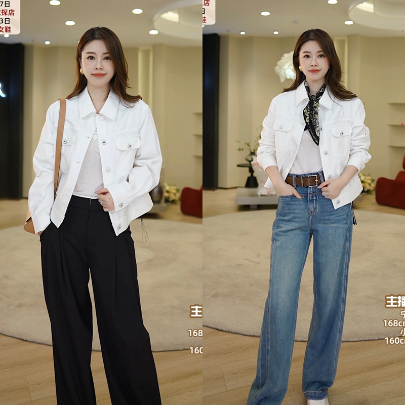 【True Love】Heavy Embroidery Pocket Workwear Jacket Tc1C2267255X
