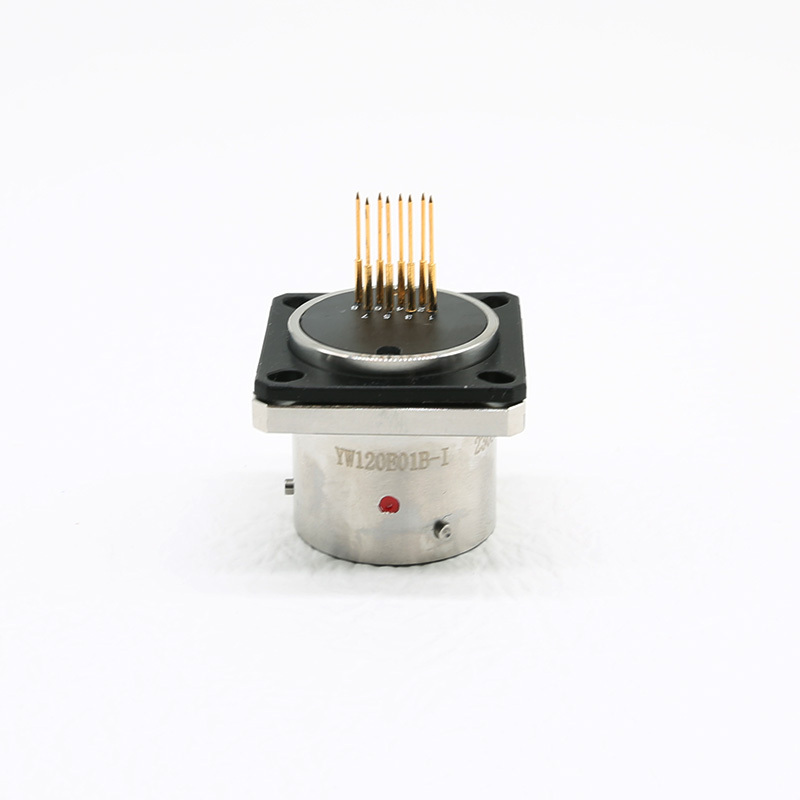 Yw Series Yw120E01B Network Port Rj45 Printed Circuit Board Circular Connector Plug Socket Source Factory