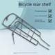 自行车后座坐架实心寸衣架载人单车寸淑女车货架尾架加固加厚