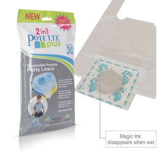 potettegplus儿童马桶清洁袋尿袋一次应急尿通用移动马桶专用垃圾