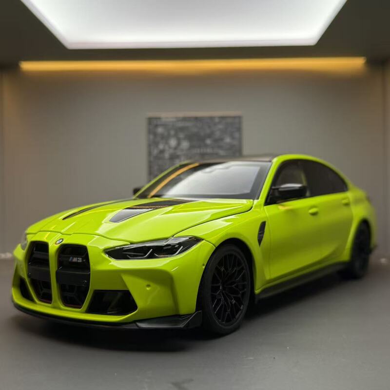 1:18 Bmw M33Cslci Alloy Sports Car Simulation Car Model Collection Ornaments Boy Toy Collection Gift