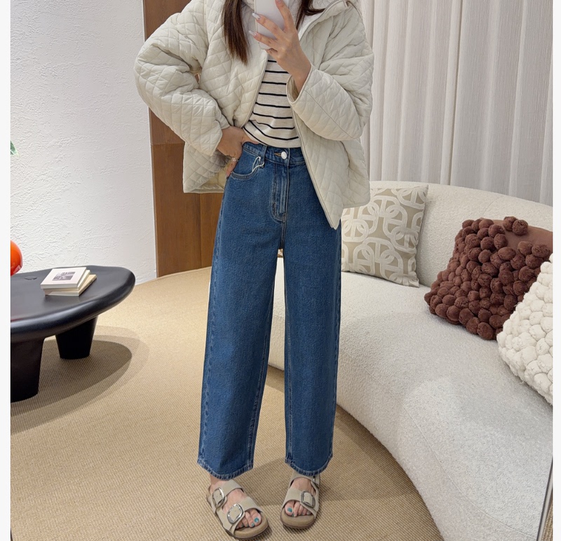 Chu Peipei's New Product - "Turkish Denim" Super Heavy-Duty Denim B-Cut Jeans for Women