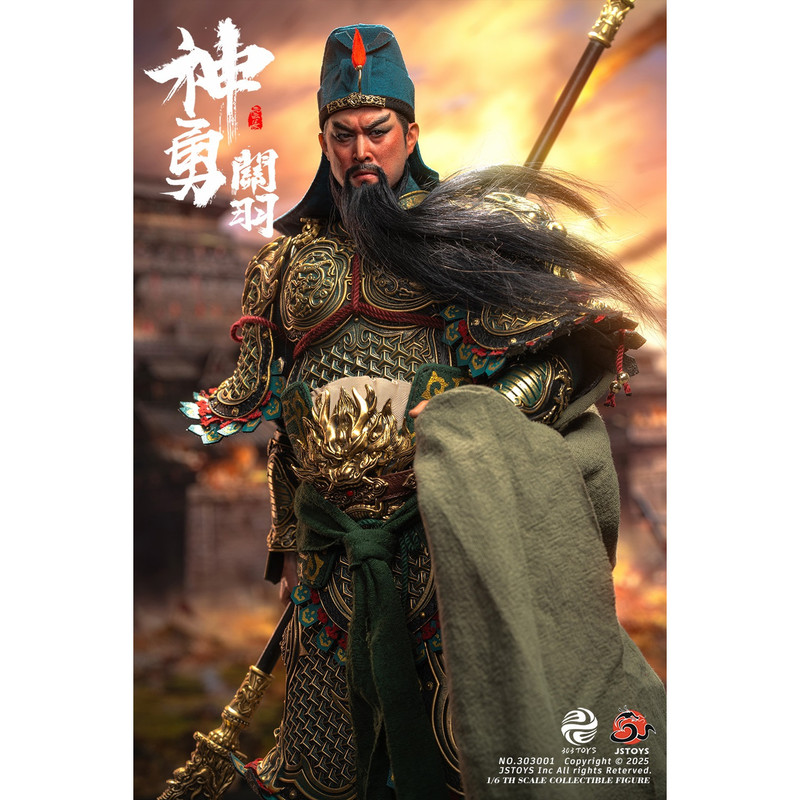 303Toys X Jstoys 1/6 Three Kingdoms Series Brave Guan Yu Yun Chang No.303001 Special Edition