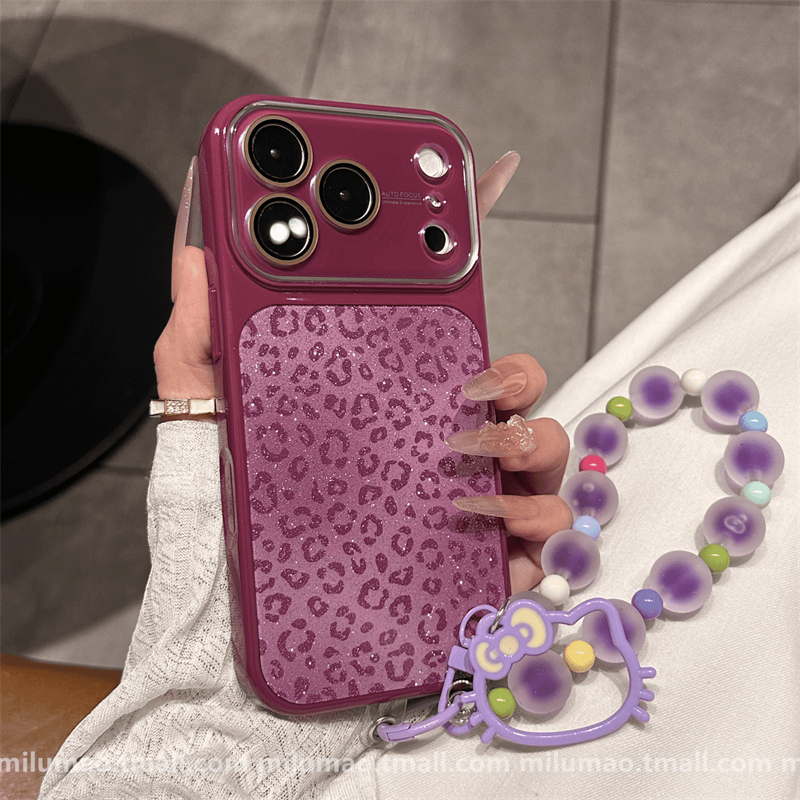 Y2K Sweet and Spicy Leopard Print Phone Case Suitable for Apple 17 Pro Max, iPhone 16 Pro, New 15 Pro Max, Cute for Girls, Super Pretty for 14, Trendy for 13, Influencer Style, 16 Full Lens Protection, 18 Pm Shockproof Case