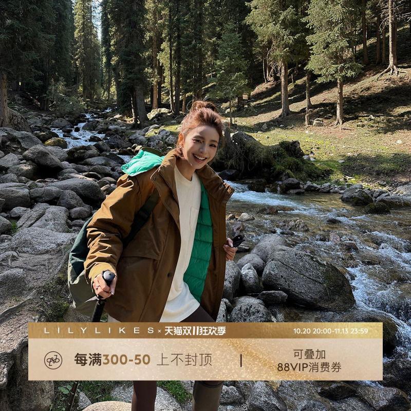 Lilylikes Black Label "Glacier Parka" Songhua River 90 White Goose down Lightweight Outdoor Workwear Hooded down Jacket Lilylikes Black Label "Glacier Parka" Songhua River 90 White Goose down Lightweight Outdoor Workwear Hooded down Jacket