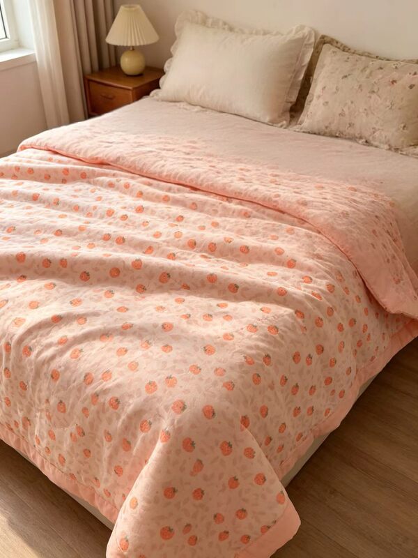 100% Pure Cotton Double-Layer Gauze Cotton Summer Quilt