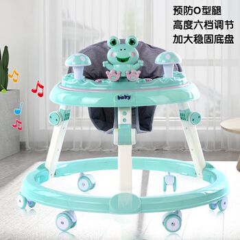 Baby walker, anti-o-leg, anti-rollover, multi-functional hand stroller, can sit and push, start to learn to drive